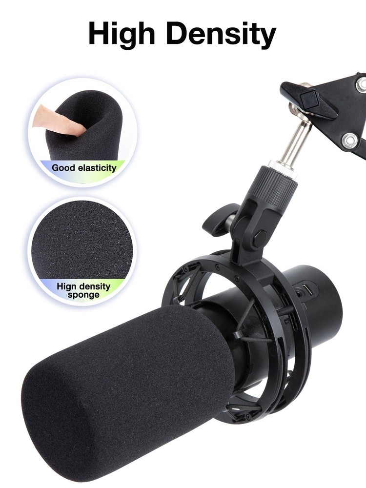 QuadCast 2 Pop Filter Windscreen Compatible with HyperX QuadCast 2 Microphone