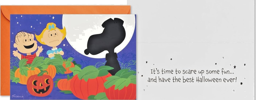 Hallmark Snoopy Halloween Card