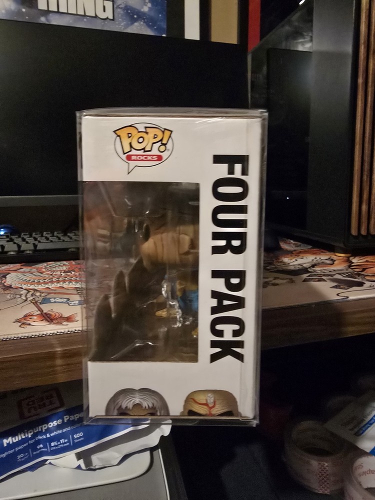 Funko Pop! Rocks Iron Maiden Eddie Vinyl 4 Pack GITD AE Exclusive