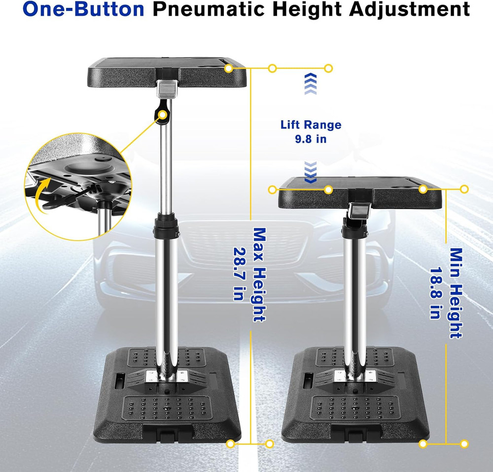 Car Seat Tray Table, Adjustable Car Desk for Laptop & Tablet, Multi-Function Tra