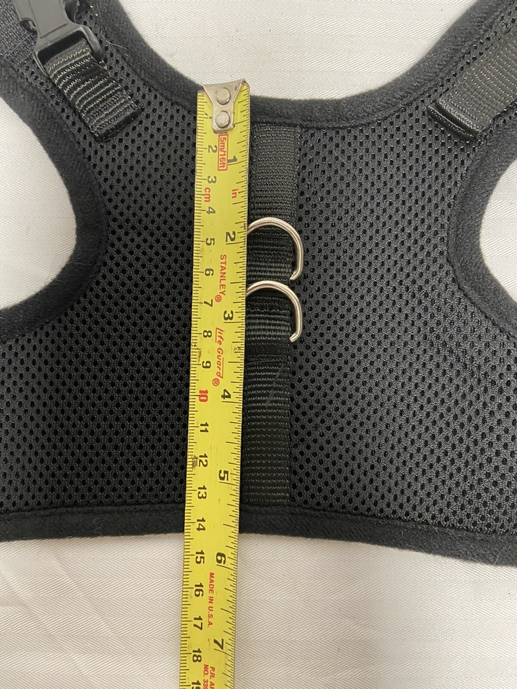 Puptech Soft Dog Harness And Leash Black