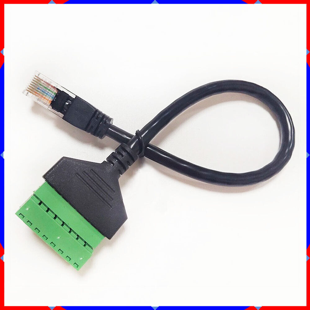 Network RJ45 Solderless fixed wiring terminal Network router extension cable PC