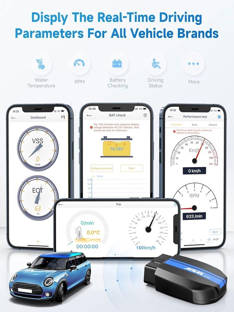 Ancel BD300 For BMW MINI Diagnostic Scanner Tool ABS SRS Code Reader BMS EPB SAS
