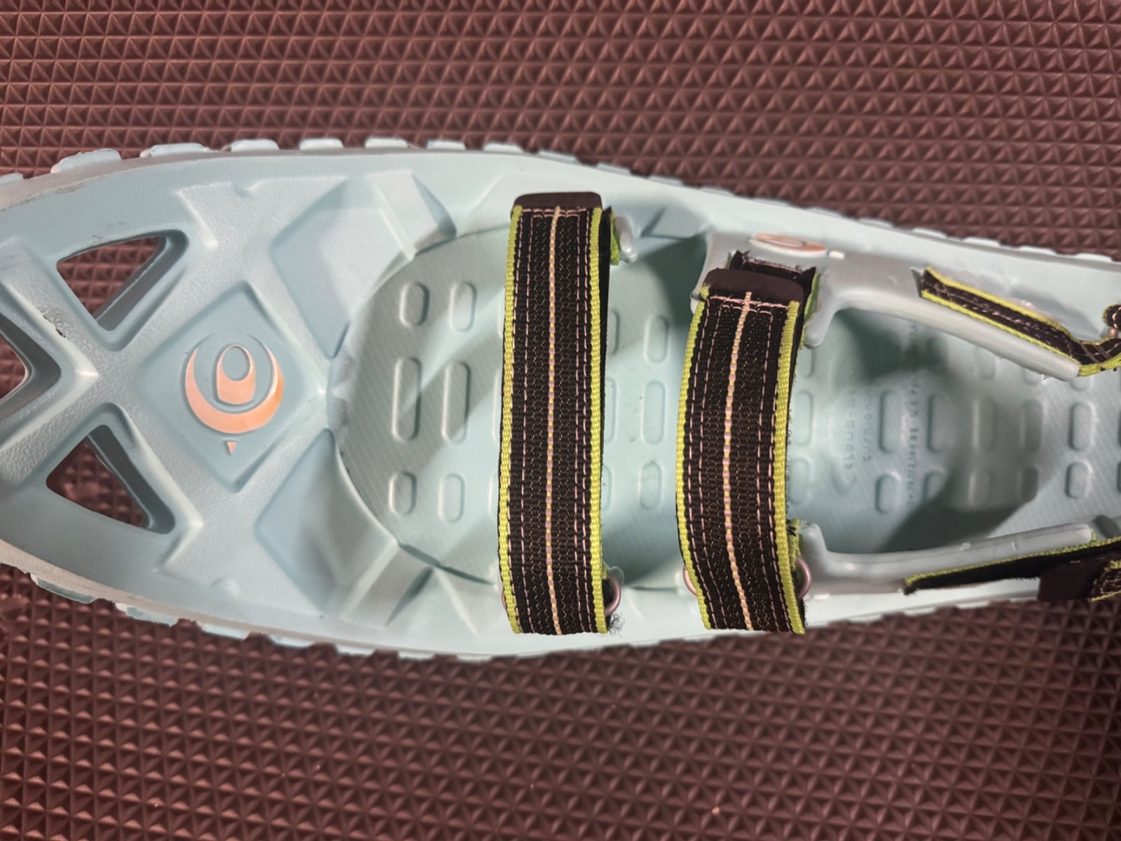 Crescent Moon Luna Unisex Ultralight EVA Foam Snowshoes. Seafoam