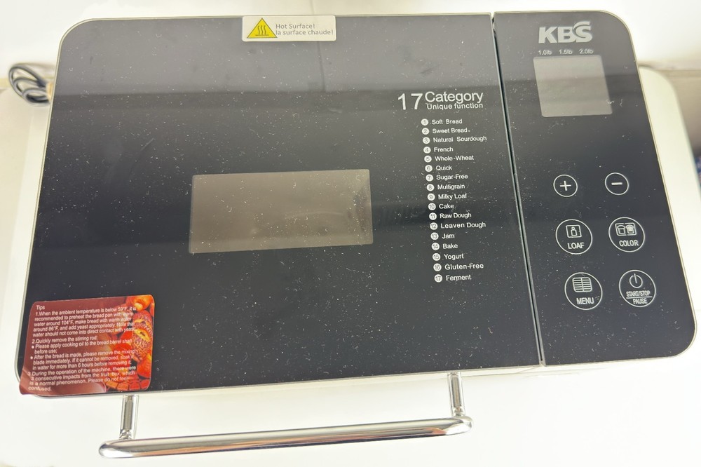 KBS Pro 710W Bread Maker 2LB 17-in-1 Automatic Bread Machine MBF-010