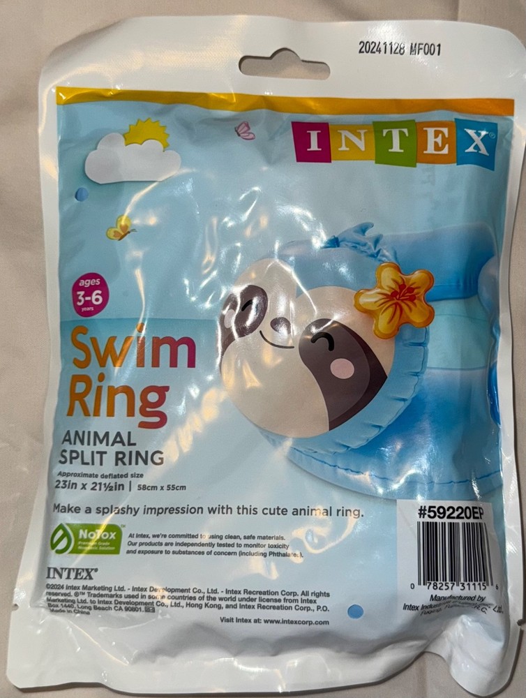 Intex Animal Split Ring: Sloth