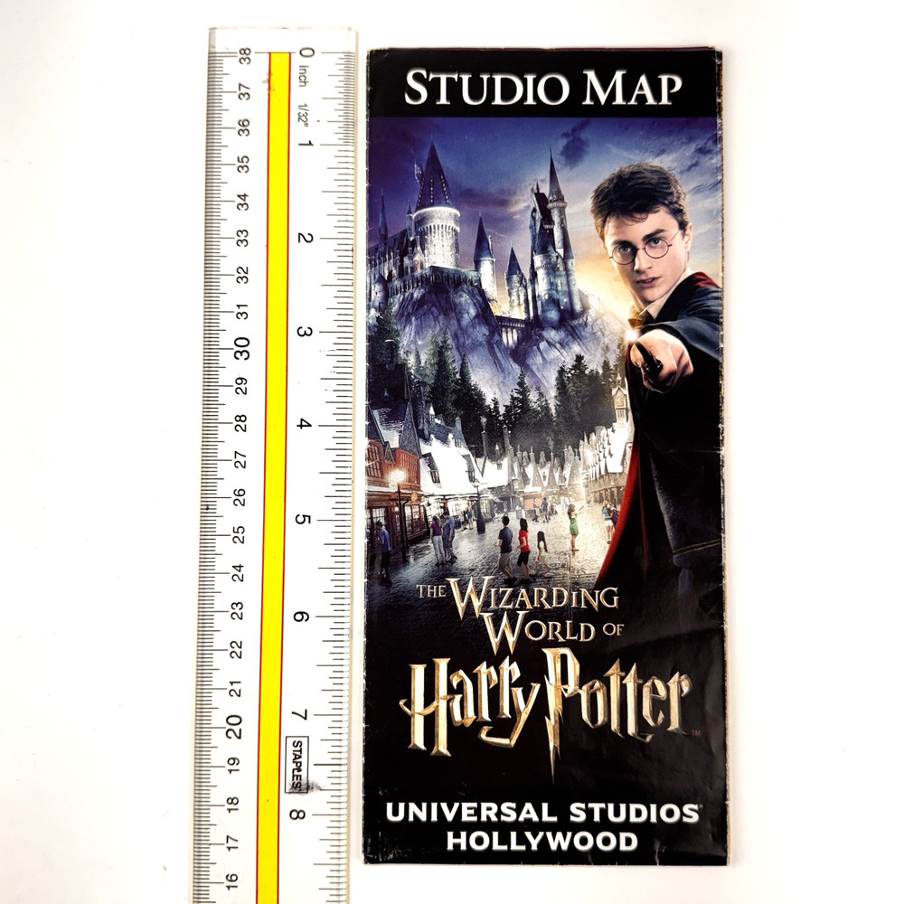 Universal Studios Hollywood - 2016 SOUVENIR STUDIO MAP -Wizarding World Potter