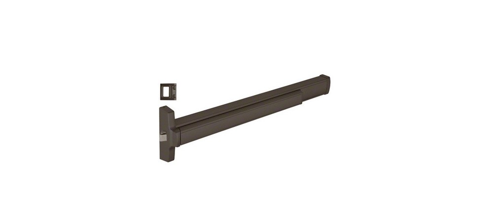 Rim Latch Panic Exit Device Grade 1 Left Hand Reverse Bevel Type Dark Bronze Fin