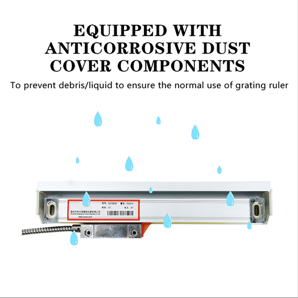 iMeshbean DRO 2 Axis Digital Readout + 5micron GCS900-2D Linear Scale Encoder