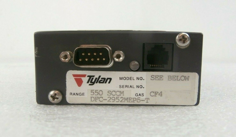 Tylan DFC-2952MEP5-T Mass Flow Controller MFC 550 SCCM CF4 Working Surplus
