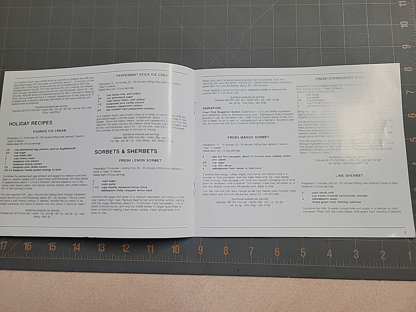 Cuisinart Frozen Yogurt Ice Cream Maker ICE-20 Instruction and Recipe Booklet