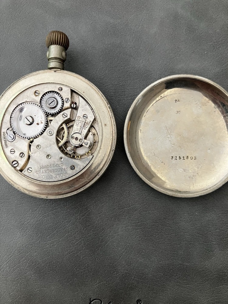 Wolf Brothers Large Pocket Watch