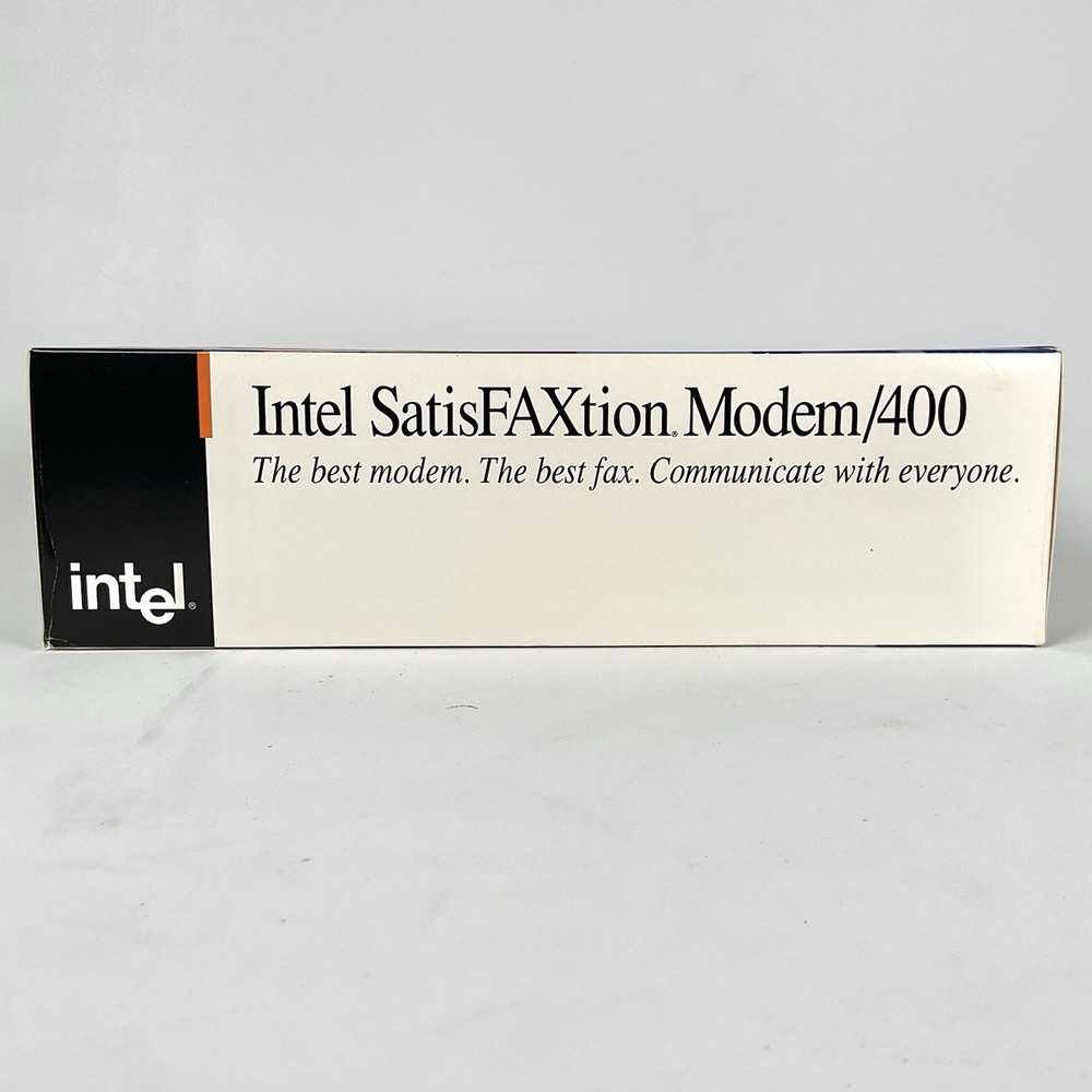 Intel SatisFAXtion Modem / 400 Internal 57,600 Bps Vintage Computing