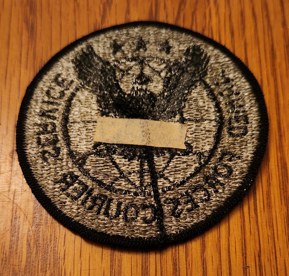 US Defense Patch Armed Forces Courier Service Patch Vintage Original