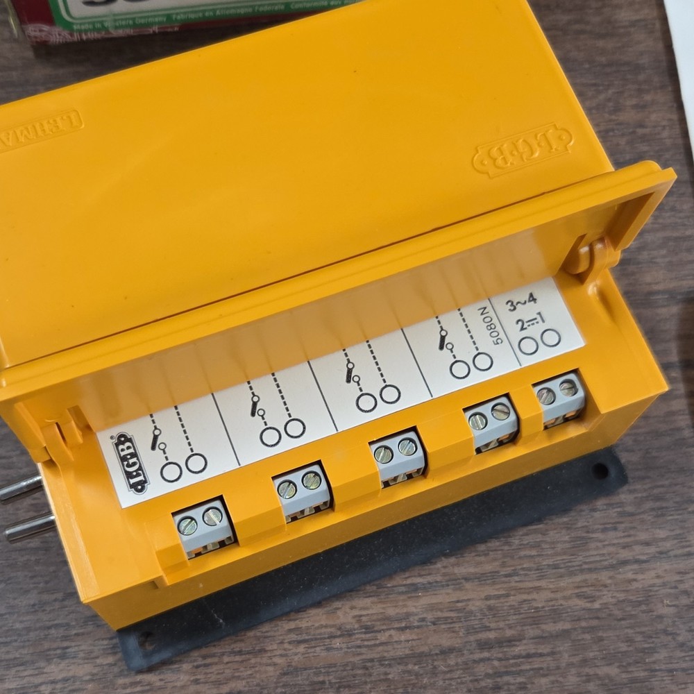 LGB 5080N Switch Control Box Yellow Plastic