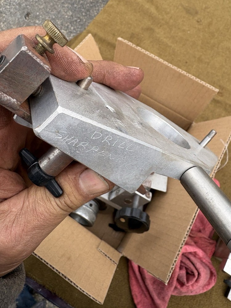 Precision Mill Drill Bit Sharpening Fixture Nicely Shop Made