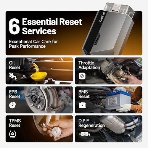 Bluetooth Carpal OBD2 Scanner - Auto Scanner for Car - AI-Assisted