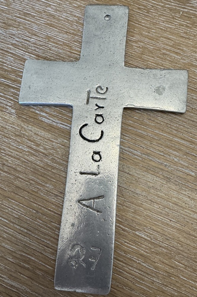 Sunflower Pewter Cross