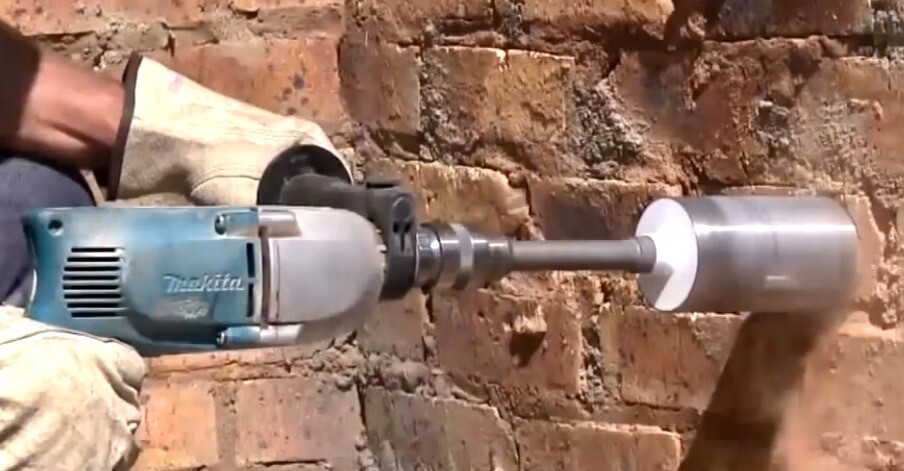 3" Dry Diamond Core Bit for Concrete with SDS MAX Adapter & Pilot bit