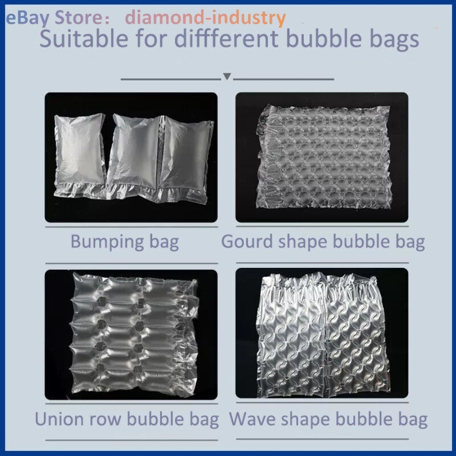 AAutomatic Bubble Bag Inflator Machine bubble air cushion Packaging film machine