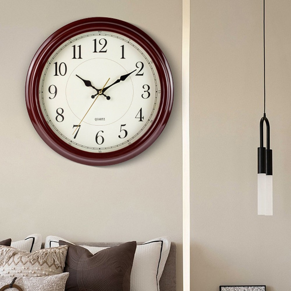 Wall Clock Silent Clock Large Easy-to-Read Numbers Versatile Decorative Element