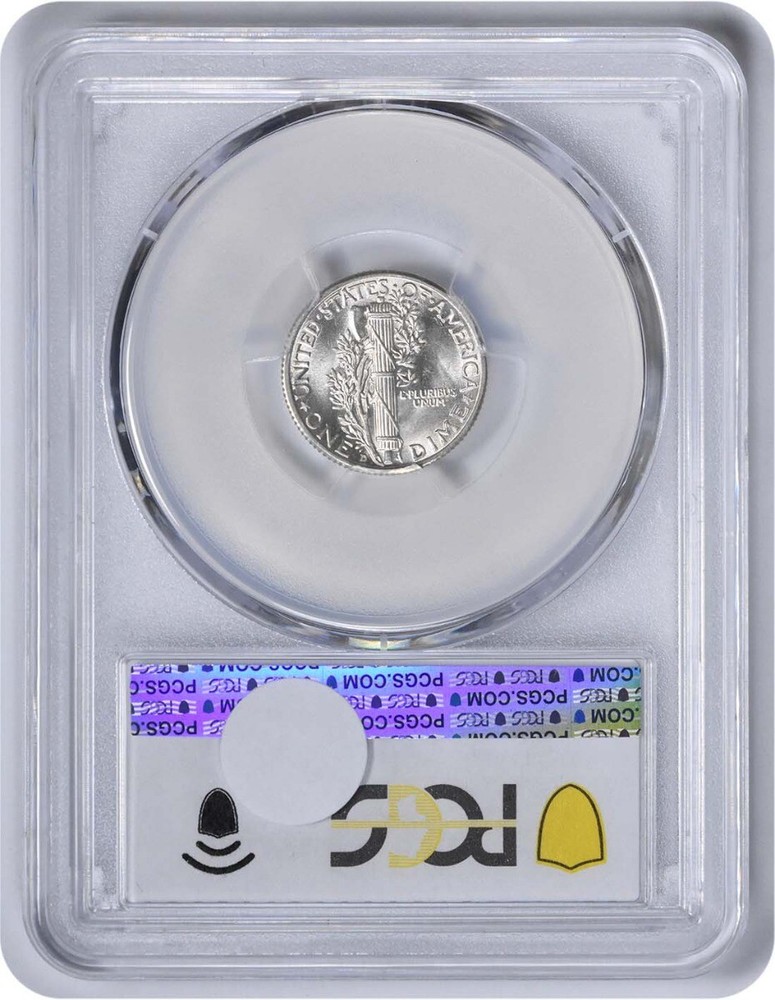 1942-D Mercury Silver Dime MS64FB PCGS