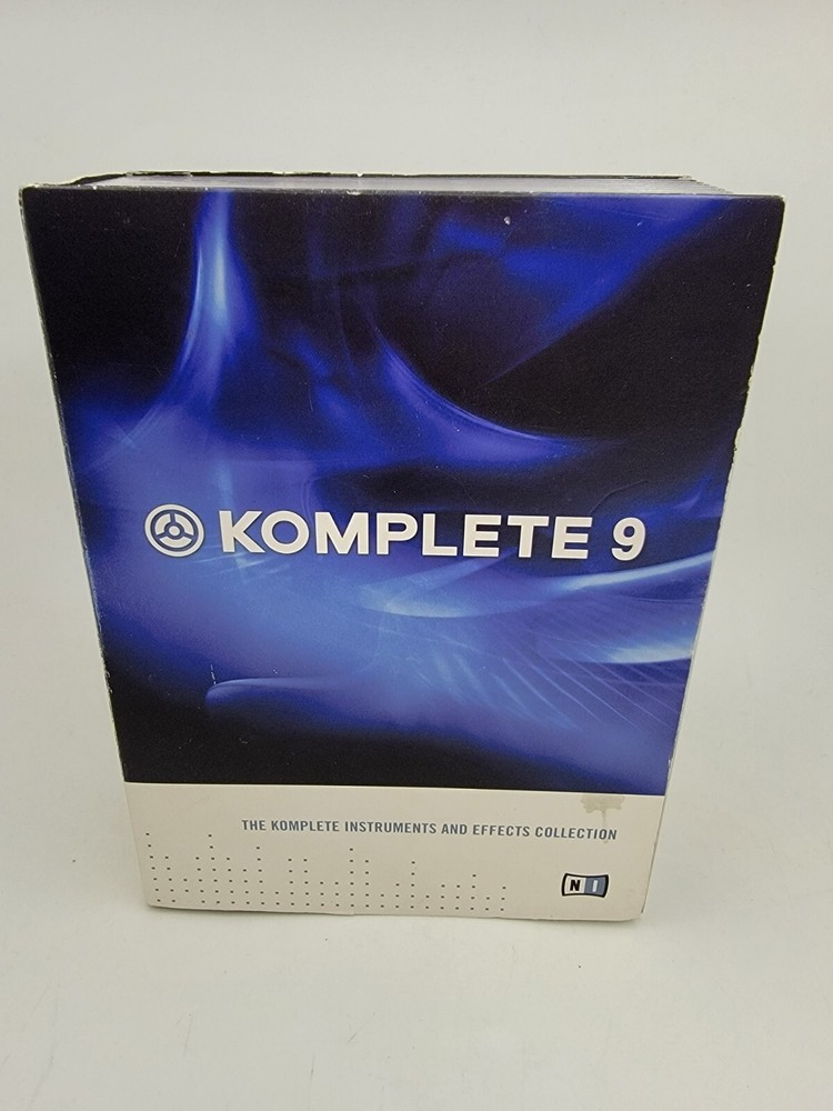 Komplete 9 Native Instruments & Effects Collection 12 Discs No Serial SHIPS FAST