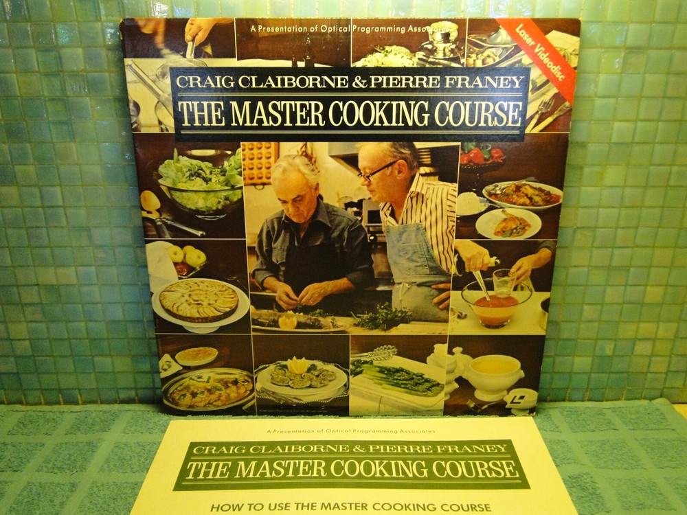 The Master Cooking Course Laserdisc -EXTRA LDs SHIP FREE