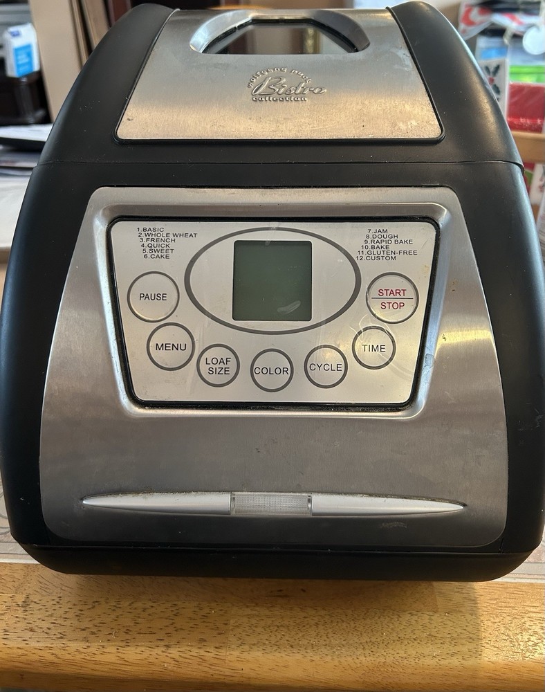 Wolfgang Puck Bistro Collection 2.5 Pound Breadmaker Bread Machine Model BBME025