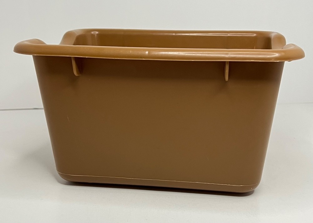 Step 2 Kitchen Brown Plastic Basket Bin Faux Wicker Replacement