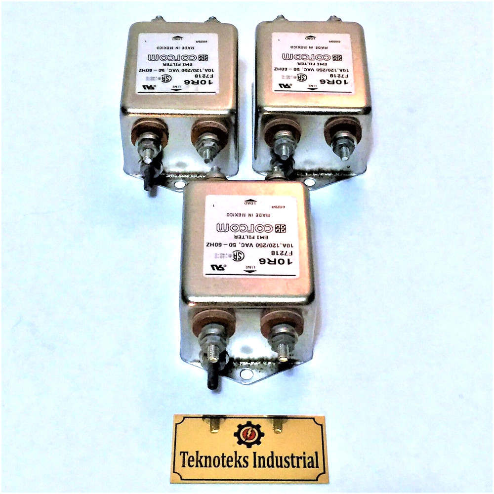 CORCOM 10R6 EMI FILTER 120/250VAC / 10A