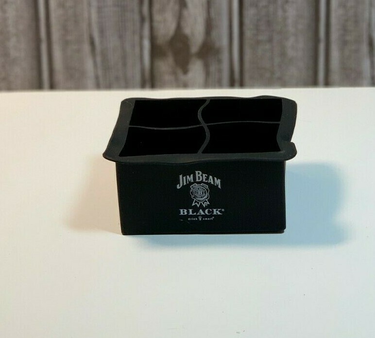 Jim Beam Black Ice Cube Molds Tray NEW
