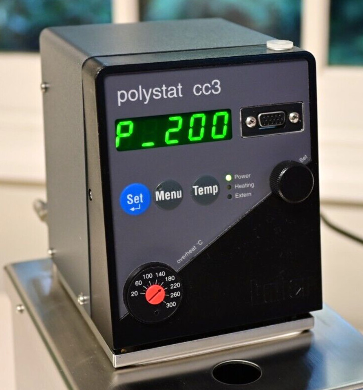 Huber Polystat cc3 Mini Benchtop Circulating Heating Water Bath Model CC S3