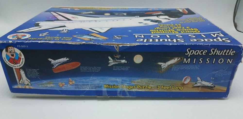 Frank Schaffer Space Shuttle Mission Puzzle 130 Pieces Complete