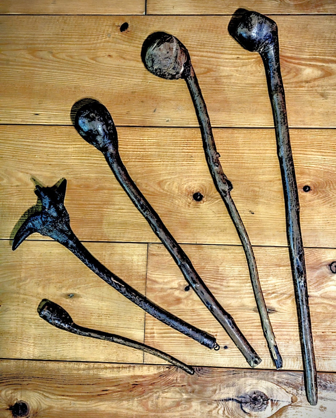 Native American 🔥 Eastern Woodland 🔥War Clubs 💥 Ball Root Burl 🤩 18th 19th C