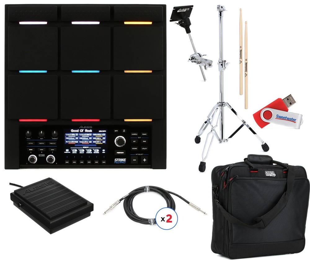 Alesis Strike MultiPad Percussion Pad Stage Bundle