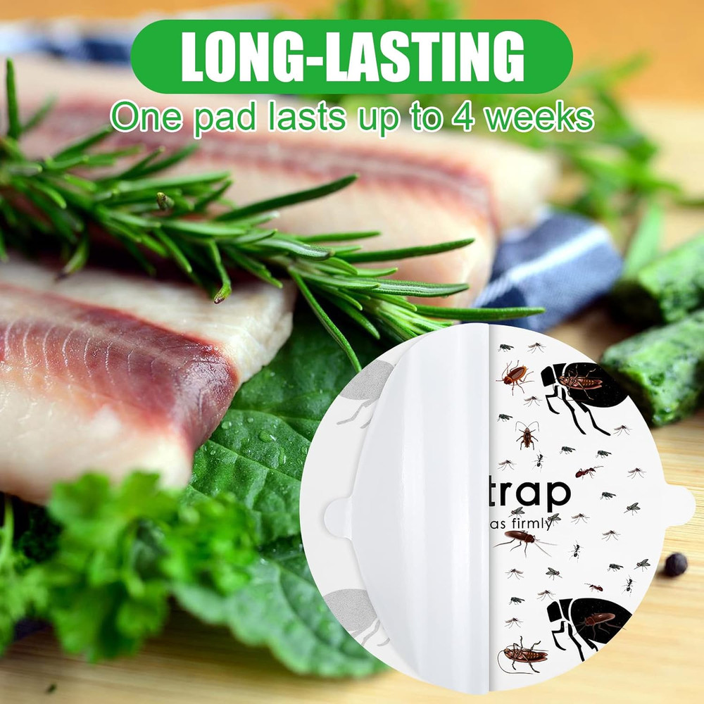 Flea Trap Refill Discs Sticky Fly Trap Refill Glue Board Refills Double Layer Ad