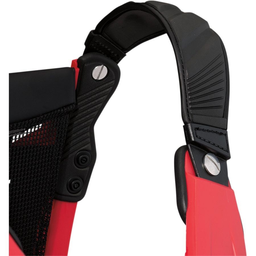 Moose Synapse Lite Pro Roost Deflector - Red/Black, Medium/Large 27010996