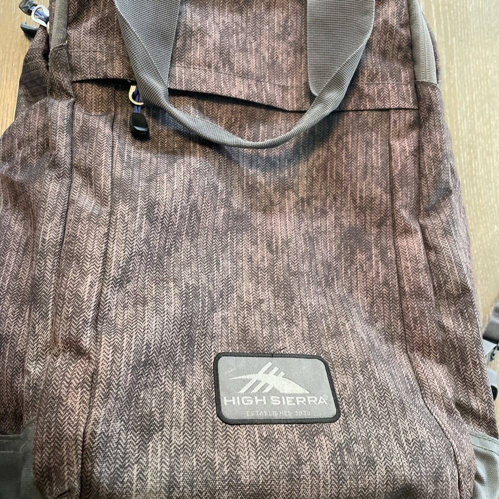 High Sierra Adjustable Backpack Grey, Black & Pink