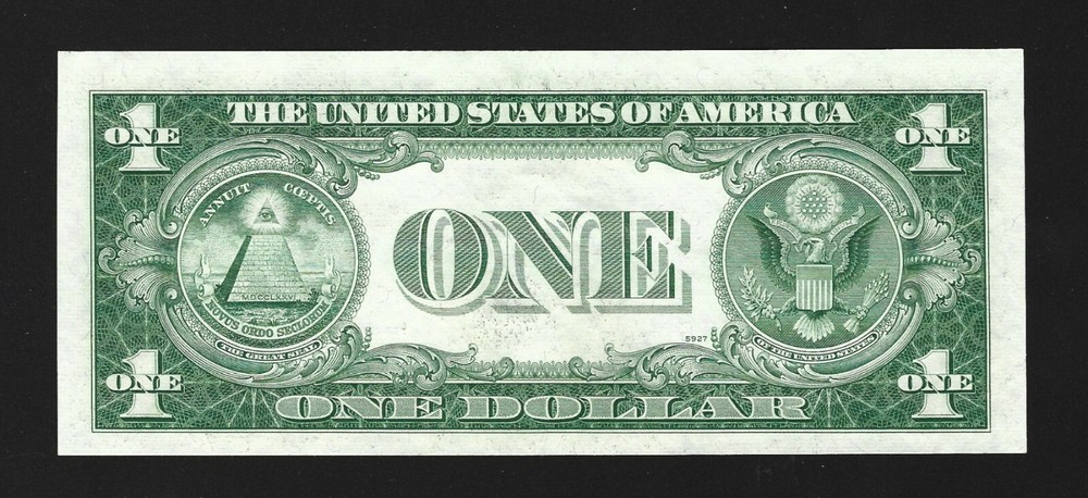 1935e $1 SILVER CERTIFICATE GEM UNCIRCULATED - SUPERB - GREAT GIFT