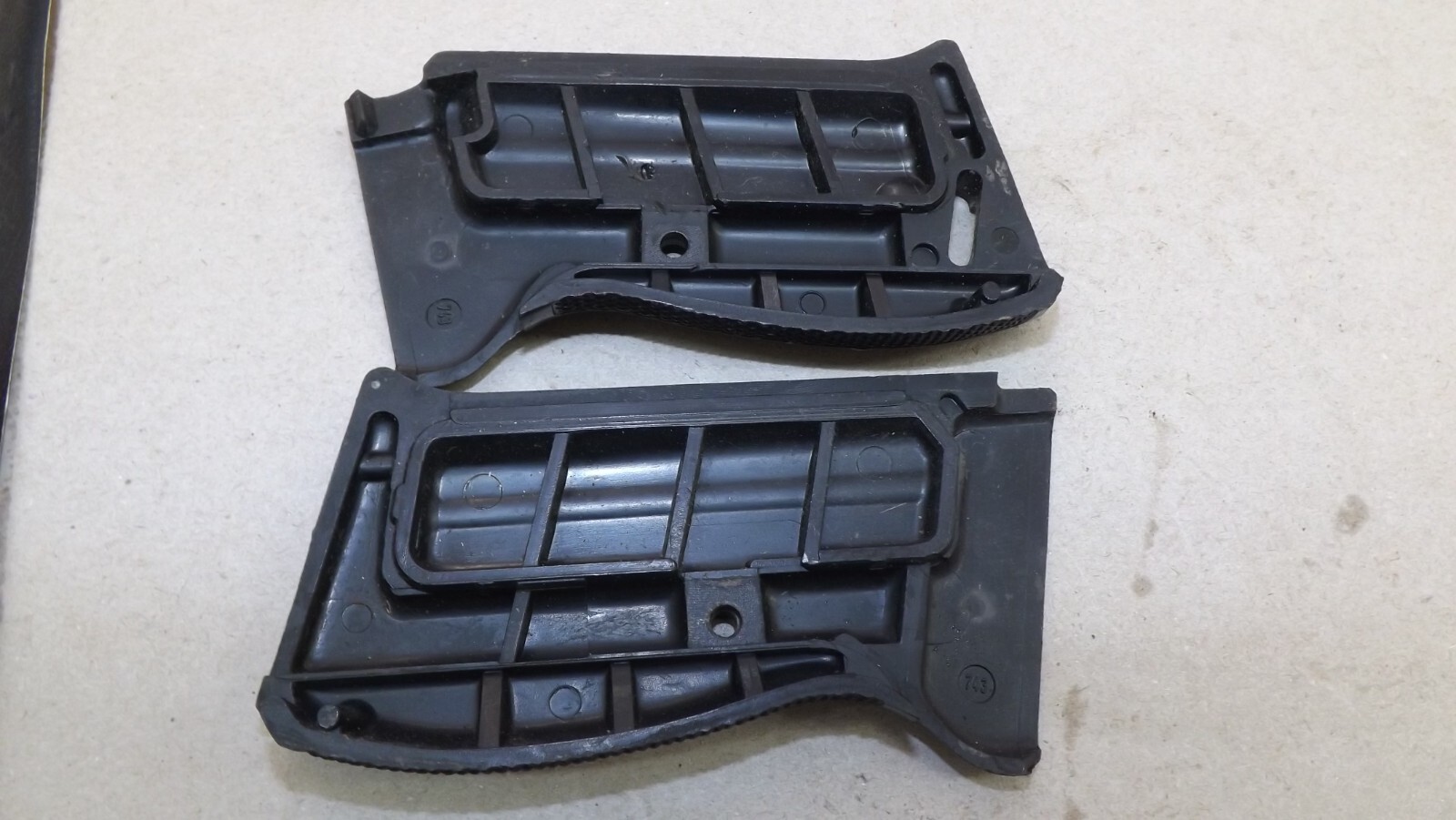 Walther P38 P1 Post War Checkered Grips - Bakelite - Factory OEM