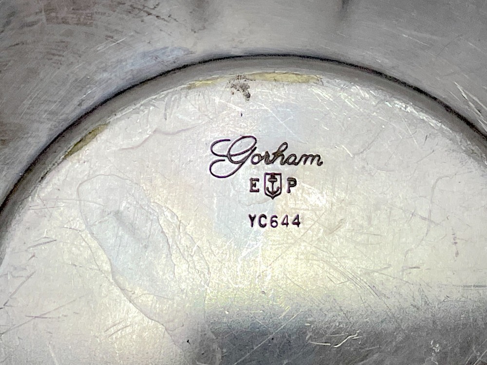 GORHAM Silverplate Small Serving Tray - YC644 - 7 5/8"