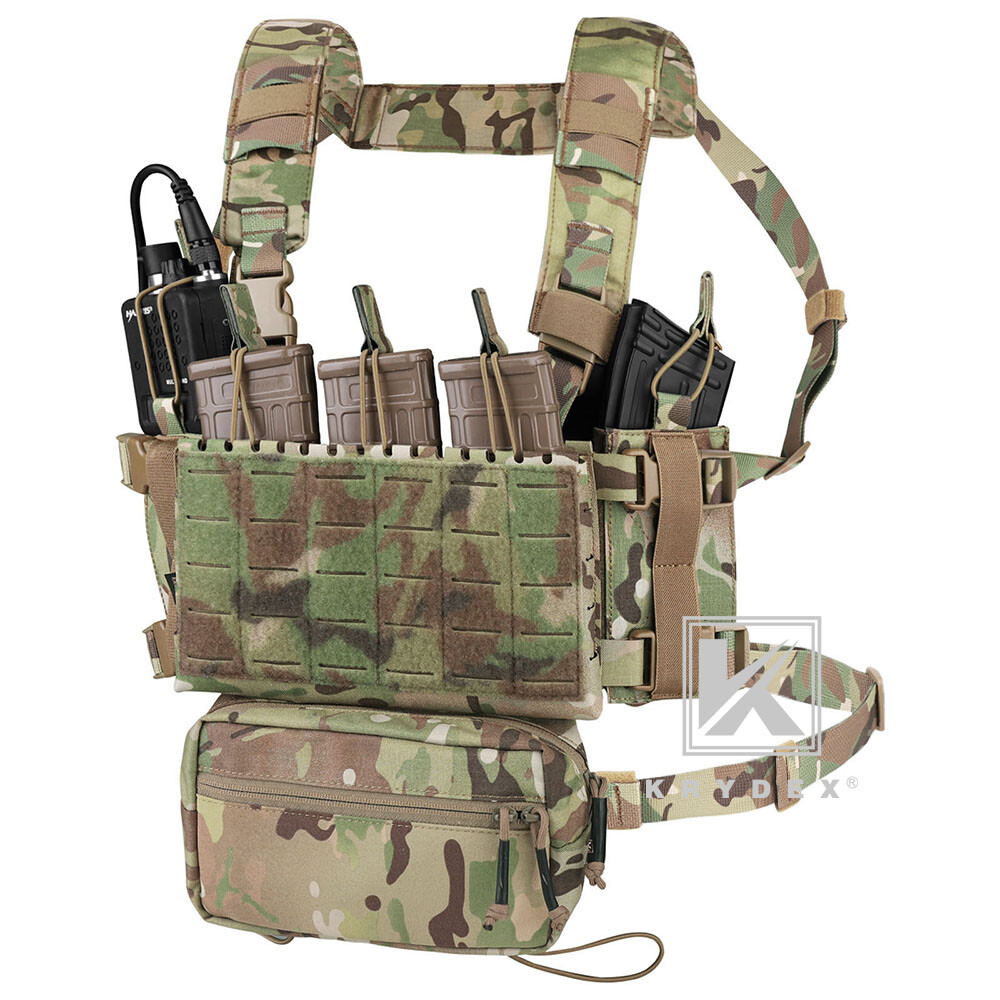 KRYDEX MK5 Tactical Placard Front Panel & Removable Buckle Laser Cut MOLLE