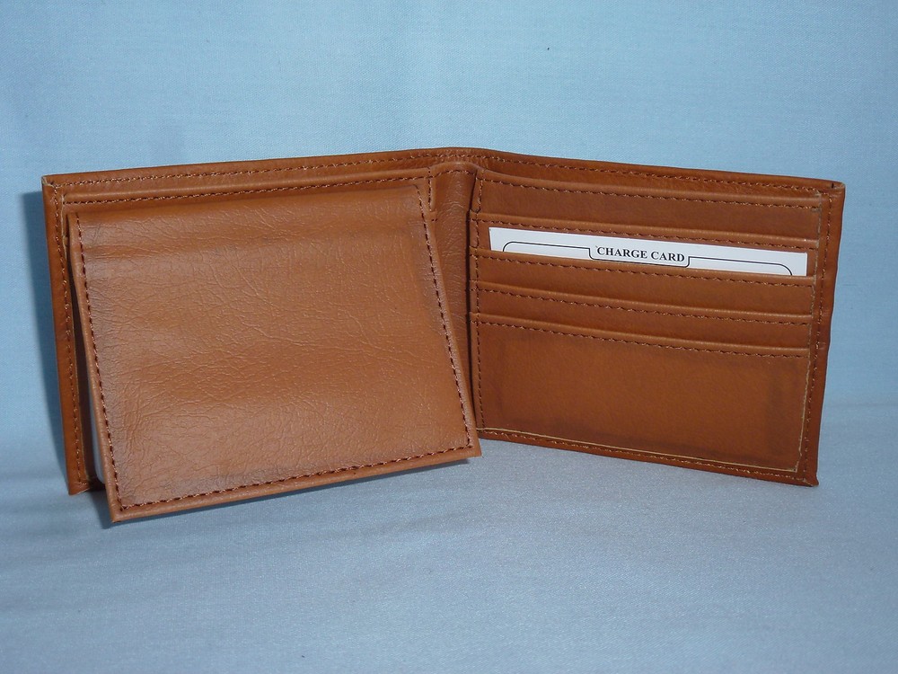 INDIANAPOLIS COLTS Leather BiFold Wallet NEW brown 4