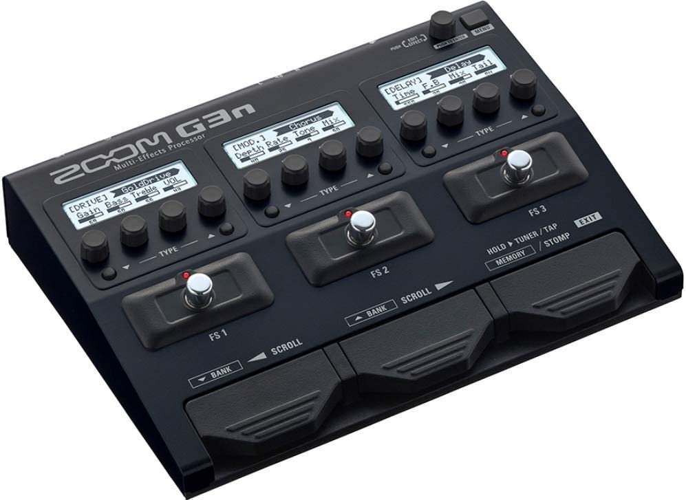 Zoom G3n G-Series Multi-Effects Processor for Guitar, 70 (68 Effects, 1...