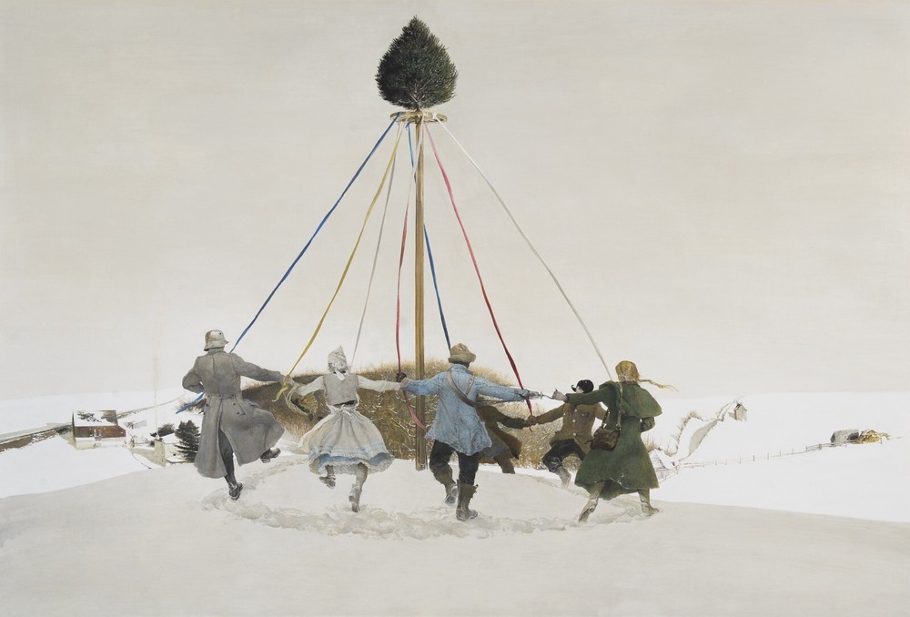 Andrew Wyeth: Snow Hill 22x30 Archival Quality Fine Art Print