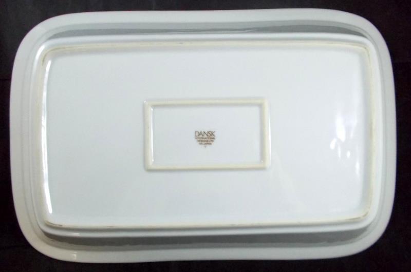 Dansk Fluted White Cafe 14 Inch Rectangular Baker