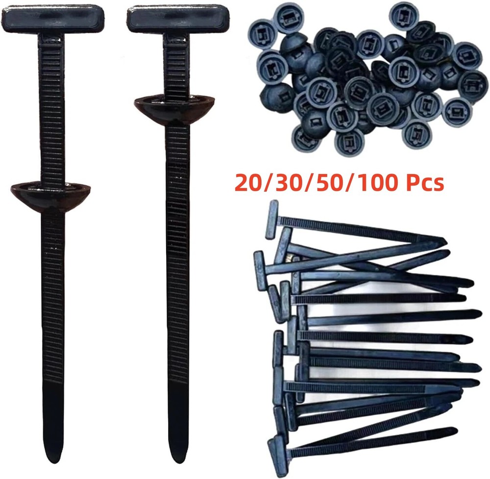Nylon Universal Cable Tie Buckle, Heavy Duty Self-Locking Nylon Zip Ties Holder