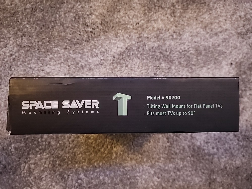 Space Saver Mounting Systems Tilting Panel TV Wall Mount Grey Model #90200