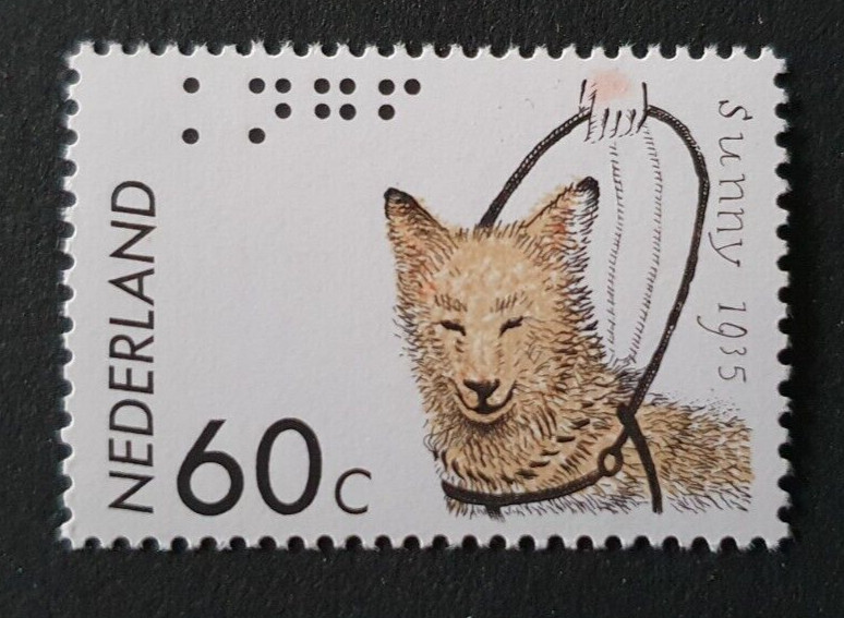 1985 NEDERLAND NETHERLANDS BRAILLE GUIDE DOG VF MNH